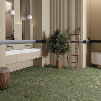 ARCANA BLACK&WHITE GREEN-R GIADA 80X80