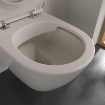 ПОДВЕСНОЙ БЕЗОБОДКОВЫЙ УНИТАЗ VILLEROY&BOCH SUBWAY 2.0, PERGAMON (5614R0R3)