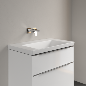 РАКОВИНА 80Х47 VILLEROY&BOCH SUBWAY 3.0, STONE WHITE (4A7083RW)
