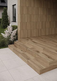 PARADYZ KLINKIER CARRIZO WOOD STOPNICA PROSTA STRUKTURA MAT 30X60