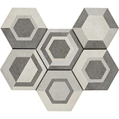 RAGNO REWIND DECORO GEOMETRICO VANILLA R4DT 18.2x21