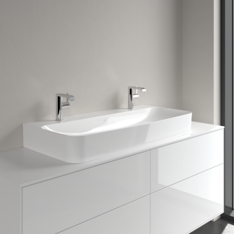 РАКОВИНА НАКЛАДНАЯ 100Х47 VILLEROY&BOCH FINION, WHITE ALPIN (41681LR1)
