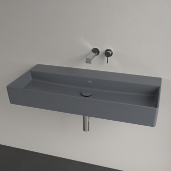РАКОВИНА ПОДВЕСНАЯ 100Х47 VILLEROY&BOCH MEMENTO 2.0, GRAPHITE (4A22A3I4)