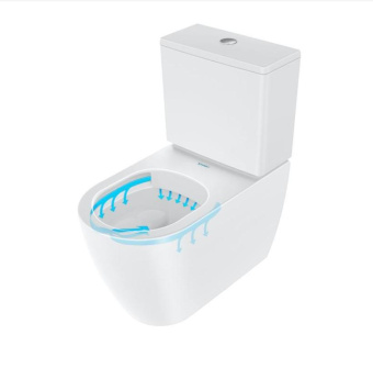 НАПОЛЬНЫЙ МОНОБЛОЧНЫЙ УНИТАЗ DURAVIT SOLEIL BY STARCK, БЕЛЫЙ (2011092000)