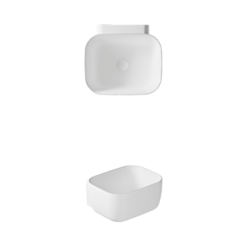 РАКОВИНА ПОДВЕСНАЯ 50Х45,5 СМ GALASSIA LOLA, БЕЛЫЙ МАТОВЫЙ (7501MT)