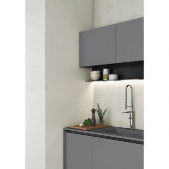 LA PLATERA METAL WHITE 35X90