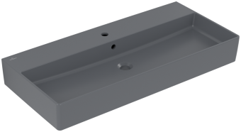 РАКОВИНА ПОДВЕСНАЯ 100Х47 VILLEROY&BOCH MEMENTO 2.0, GRAPHITE (4A221GI4)