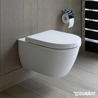 ПОДВЕСНОЙ БЕЗОБОДКОВЫЙ УНИТАЗ DURAVIT RIMLESS® DARLING NEW (2563090000)