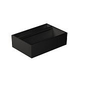 КЕРАМИЧЕСКАЯ РАКОВИНА 70Х48 СМ GALASSIA NEXT NARROW, ЧЕРНЫЙ МАТОВЫЙ (7504NE)