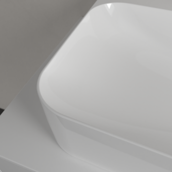 РАКОВИНА НАКЛАДНАЯ 80Х47 VILLEROY&BOCH FINION, WHITE ALPIN (41688LR1)