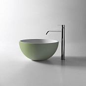 РАКОВИНА НАКЛАДНАЯ 50 СМ ANTONIO LUPI URNA, СВЕТЛО-ЗЕЛЕНЫЙ (URNAMOOD BIANCO-POMICE)