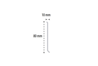 BUTECH PRO-PLINT ACERO INOXIDABLE CEPILLADO 80