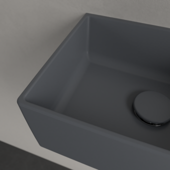 РАКОВИНА ПОДВЕСНАЯ 40Х26 VILLEROY&BOCH MEMENTO 2.0, GRAPHITE (432340I4)
