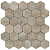 Фото плитки ATLAS CONCORDE AIX CENDRE HONEYCOMB TUMBLED 30X31 из коллекции ATLAS CONCORDE AIX 