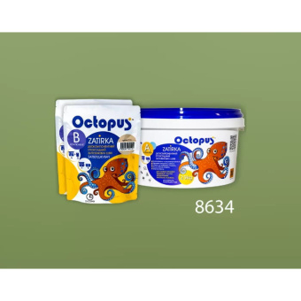 ЭПОКСИДНАЯ ЗАТИРКА OCTOPUS ZATIRKA 2-КОМП. ЦВЕТ ЗЕЛЕНО-ХАКИ 8634 2,5 КГ (8634-2)