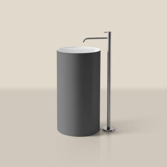 НАПОЛЬНАЯ РАКОВИНА ANTONIO LUPI SIMPLO, ТЕМНО-СЕРЫЙ (SIMPLO85 MATITA)