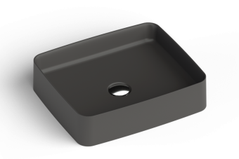 РАКОВИНА НАКЛАДНАЯ 45Х38 СМ GALASSIA SMART B, ЧЕРНЫЙ МАТОВЫЙ (7414NEMT)