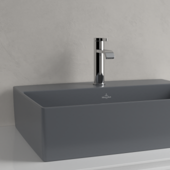 РАКОВИНА НАКЛАДНАЯ 60Х42 VILLEROY&BOCH MEMENTO 2.0, GRAPHITE (4A0761I4)