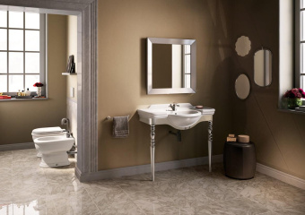 КЕРАМИЧЕСКАЯ РАКОВИНА 105 СМ FLAMINIA FIDIA 105, WHITE (3050)
