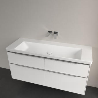 РАКОВИНА 130Х47 VILLEROY&BOCH SUBWAY 3.0, STONE WHITE (4A70D3RW)