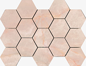 PAMESA CR LUX NOOR PEACH HEXAGONOS 22,5x32,5