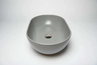 РАКОВИНА 60Х38 СМ GALASSIA DREAM,СЕРЫЙ МАТОВЫЙ (7308GM)