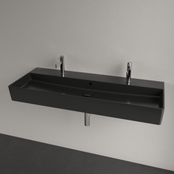 РАКОВИНА ПОДВЕСНАЯ 120Х47 VILLEROY&BOCH MEMENTO 2.0, EBONY (4A22C4S5)