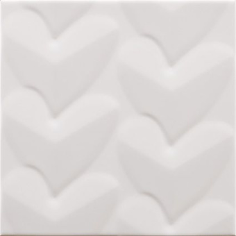 PAMESA AGATHA MILLE CUORI BLANCO 25X25