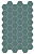 Фото плитки TERRATINTA MAGICA HEXA FLOOR LAUREL GREEN MATT 140X160 из коллекции TERRATINTA MAGICA HEXA 