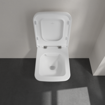 ПОДВЕСНОЙ БЕЗОБОДКОВЫЙ УНИТАЗ VILLEROY&BOCH FINION, STONE WHITE (4664R0RW)