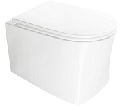 ПОДВЕСНОЙ БЕЗОБОДКОВЫЙ УНИТАЗ AXA DP, БЕЛЫЙ МАТОВЫЙ (8401012)