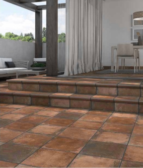 Керамогранит GRES ARAGON ANTIC CUERO ESQUINA PZ555 33x33x1,8 из коллекции GRES ARAGON ANTIC 