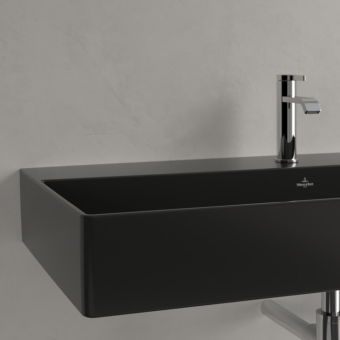 РАКОВИНА ПОДВЕСНАЯ 100Х47 VILLEROY&BOCH MEMENTO 2.0, EBONY (4A22A2S5)