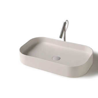 РАКОВИНА 65Х38 СМ GALASSIA SMART B, ПЕСОЧНЫЙ (7407SA)