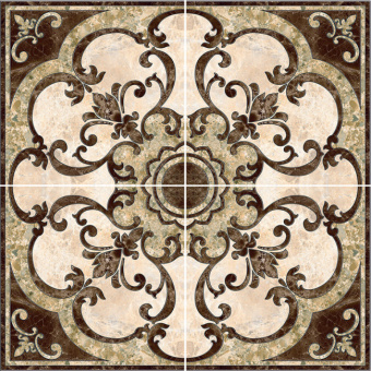 ІНТЕРКЕРАМА EMPERADOR ПАННО НАПОЛЬНОЕ КОРИЧНЕВОЕ ПН 66 031