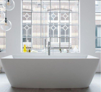 ВАННА КАМЕННАЯ DURAVIT DURASQUARE 160Х75 СМ, БЕЛАЯ (700460000000000)