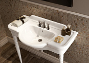 КЕРАМИЧЕСКАЯ РАКОВИНА 105 СМ FLAMINIA FIDIA 105, WHITE (3050)
