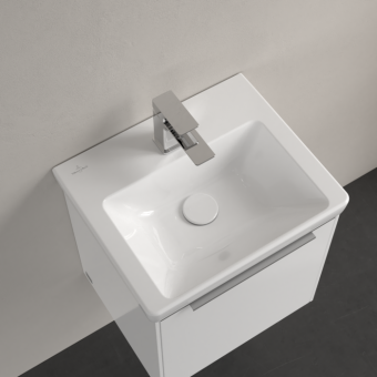 РАКОВИНА 45Х37 VILLEROY&BOCH SUBWAY 3.0, WHITE ALPIN (4370FK01)