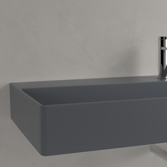РАКОВИНА ПОДВЕСНАЯ 120Х47 VILLEROY&BOCH MEMENTO 2.0, GRAPHITE (4A22C5I4)