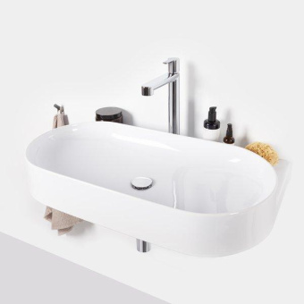 КЕРАМИЧЕСКАЯ РАКОВИНА 80 СМ RAVAK YARD 800, БЕЛЫЙ (XJX01280002)