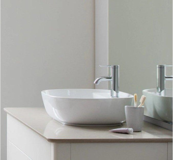 РАКОВИНА 60Х40 СМ DURAVIT LUV, БЕЛО-СЕРЫЙ (0380602300)