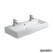 КЕРАМИЧЕСКАЯ РАКОВИНА 100 СМ DURAVIT VERO, БЕЛАЯ (0454100026)