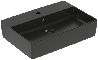 РАКОВИНА НАКЛАДНАЯ 60Х42 VILLEROY&BOCH MEMENTO 2.0, EBONY (4A0761S5)