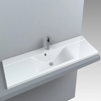 РАКОВИНА ВСТРАИВАЕМАЯ FANCY MARBLE MARGO 1500, БЕЛЫЙ (2715101)