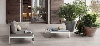 PIEMME VALENTINO FLEUR DE BOIS BLANC TARSIA NAT/RET 20X20
