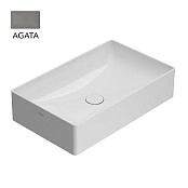 КЕРАМИЧЕСКАЯ РАКОВИНА 61*37 СМ GLOBO T-EDGE, СЕРЫЙ МАТОВЫЙ (B6R63AT)