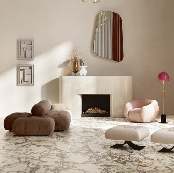 FIANDRE MARMI MAXIMUM BRECCIA MIRABILE SEMILUCIDATO MMS14461515 150X150X0,6