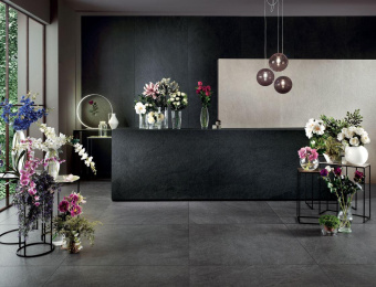 LEA CERAMICHE WATERFALL GRAY FLOW LAPP 45X90
