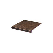PARADYZ KLINKIER ILARIO BROWN STOPNICA Z KAPINOSEM PROSTA STRUKTURA 30x33