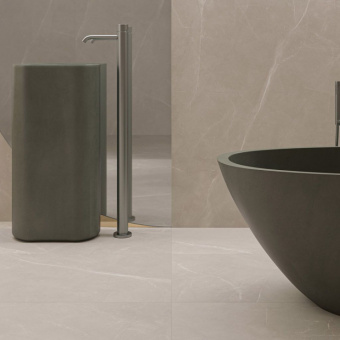 PARADYZ RITUAL LIGHT GREY RECT MAT 119,8X119,8